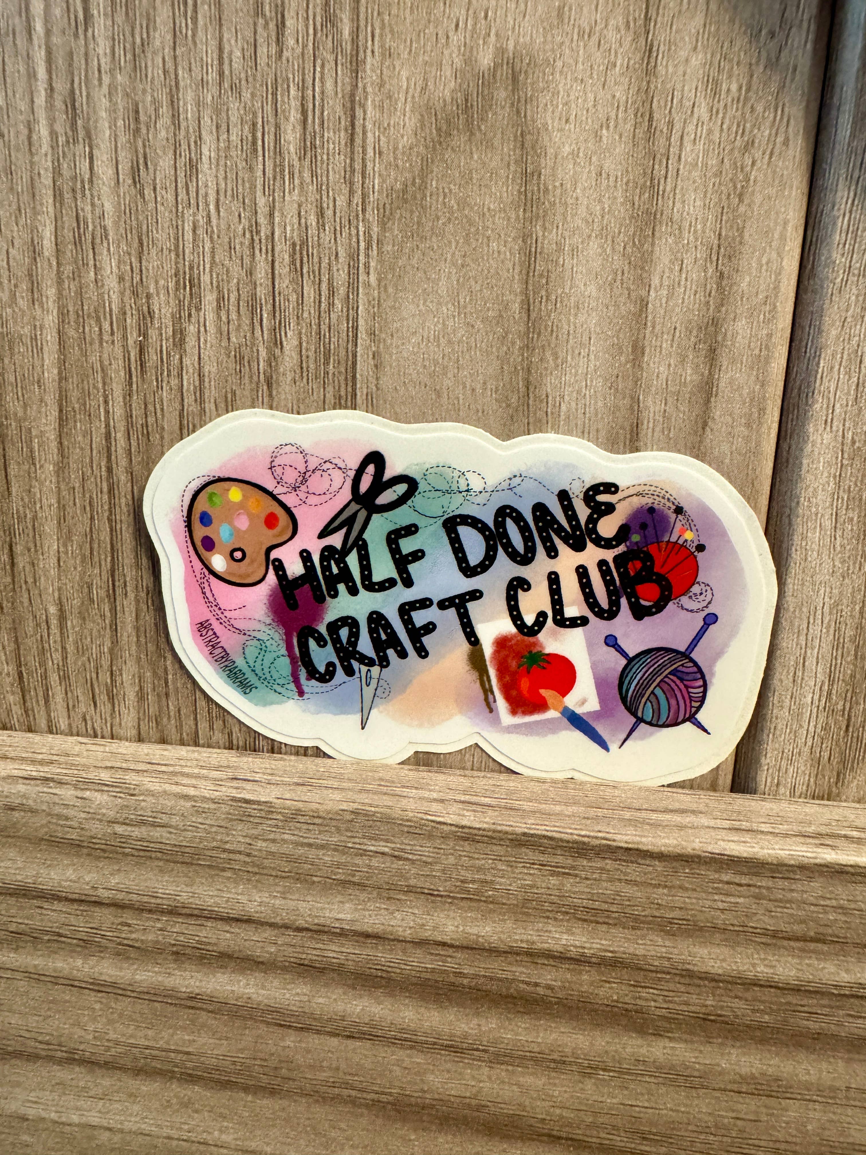 Sticker with &