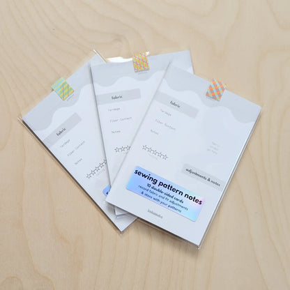 Sewing Pattern Note Cards — Pack of 10