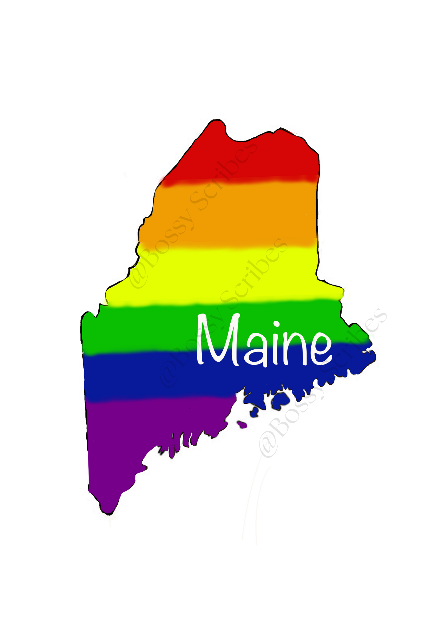 Live Free &amp;amp; Proud — New Hampshire Pride Stickers