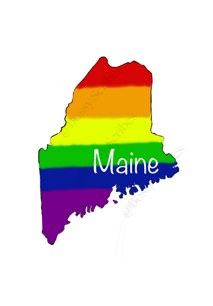 Live Free &amp;amp; Proud — New Hampshire Pride Stickers