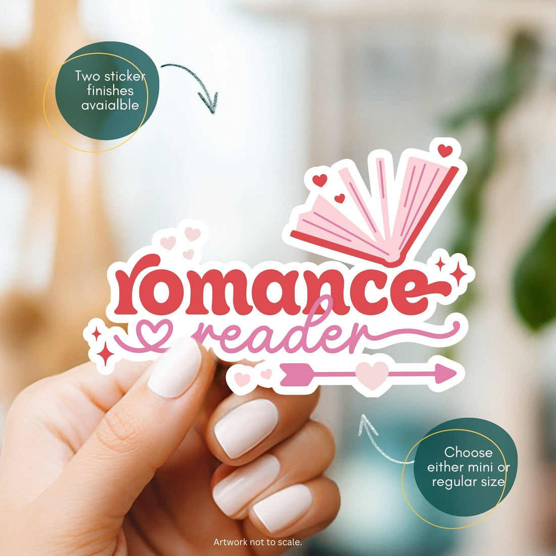 Sticker with &