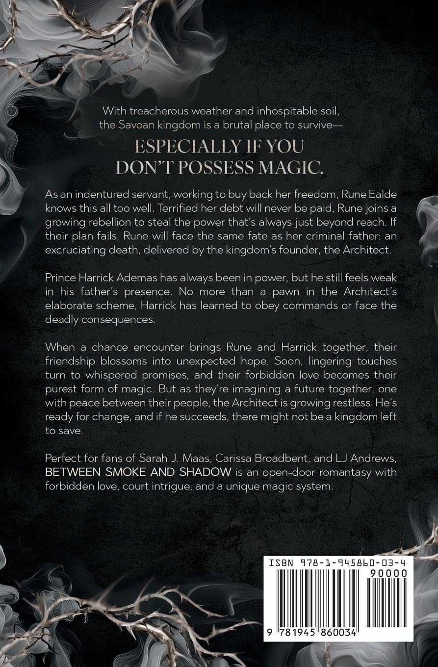 Between Smoke and Shadow | Signed By Author