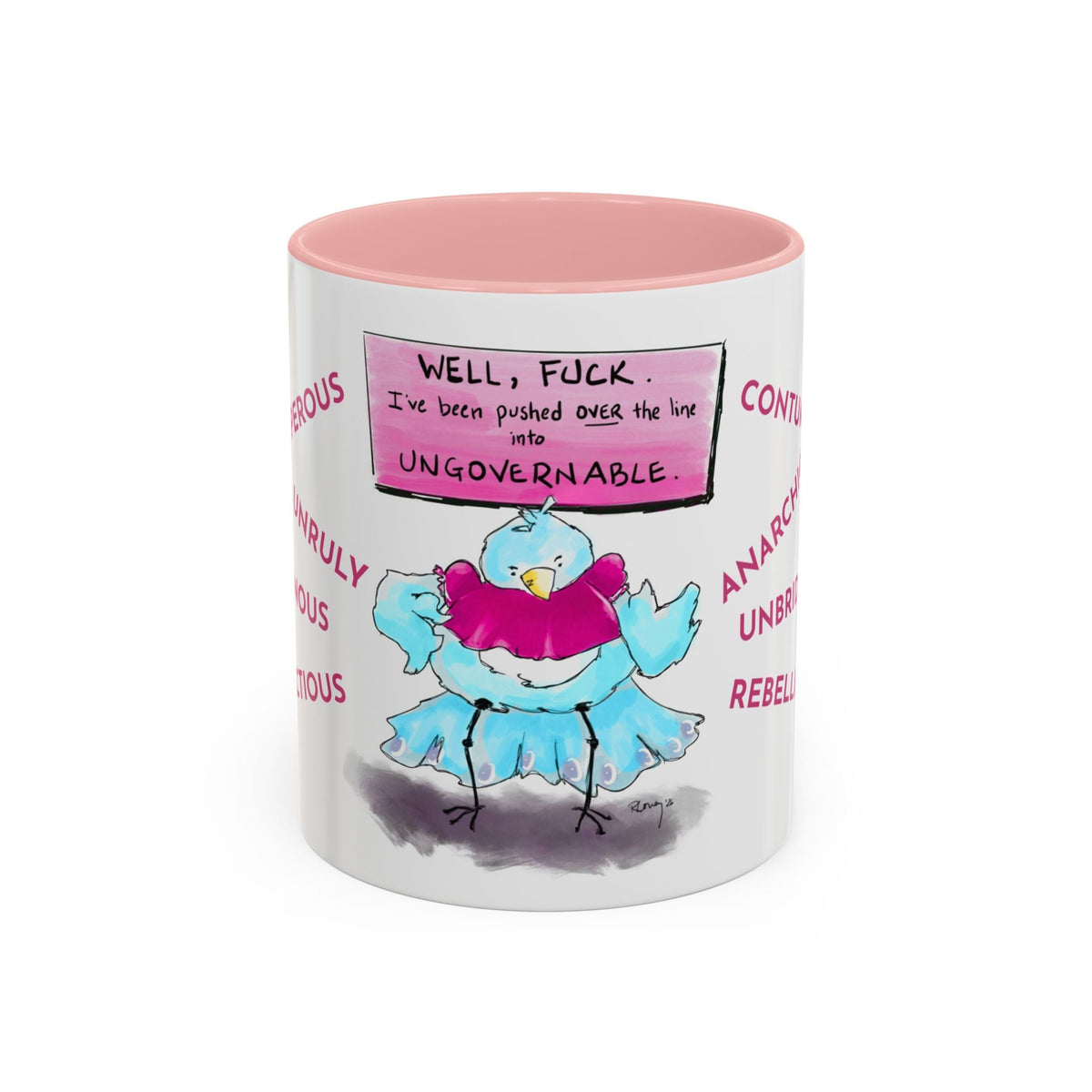 Contumacious Bird Coffee Mug — UNGOVERNABLE