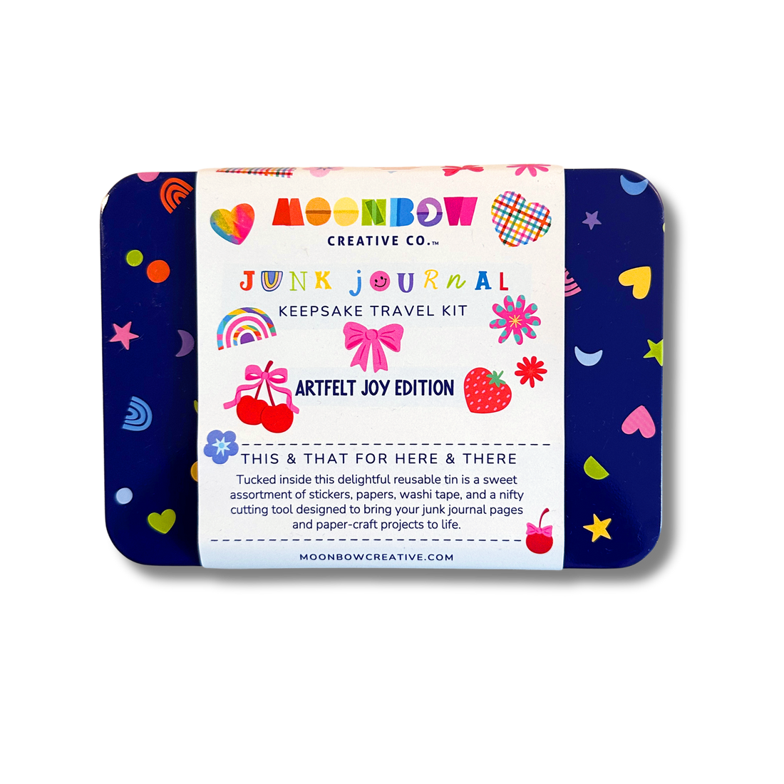 Junk Journal Keepsake Travel Tin Artfelt Joy Edition