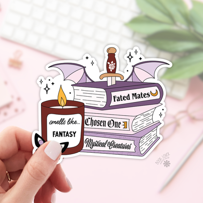Smells Like Fantasy Sticker | Fantasy Reader Gift