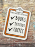 Sticker with &