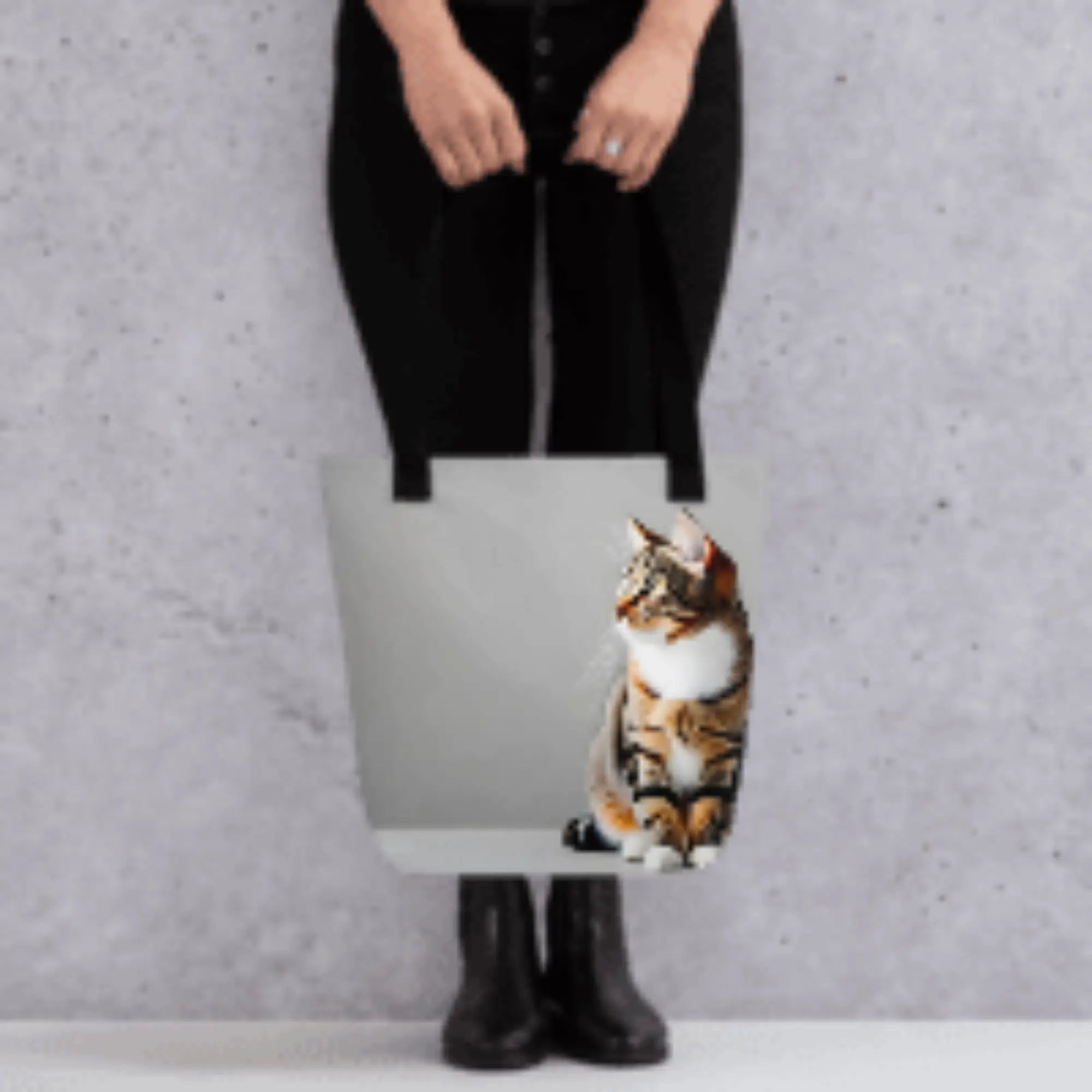 Cat Stand Alone Tote Bag - Stylish Cat Tote Bag for Everyday Use - 4Legz