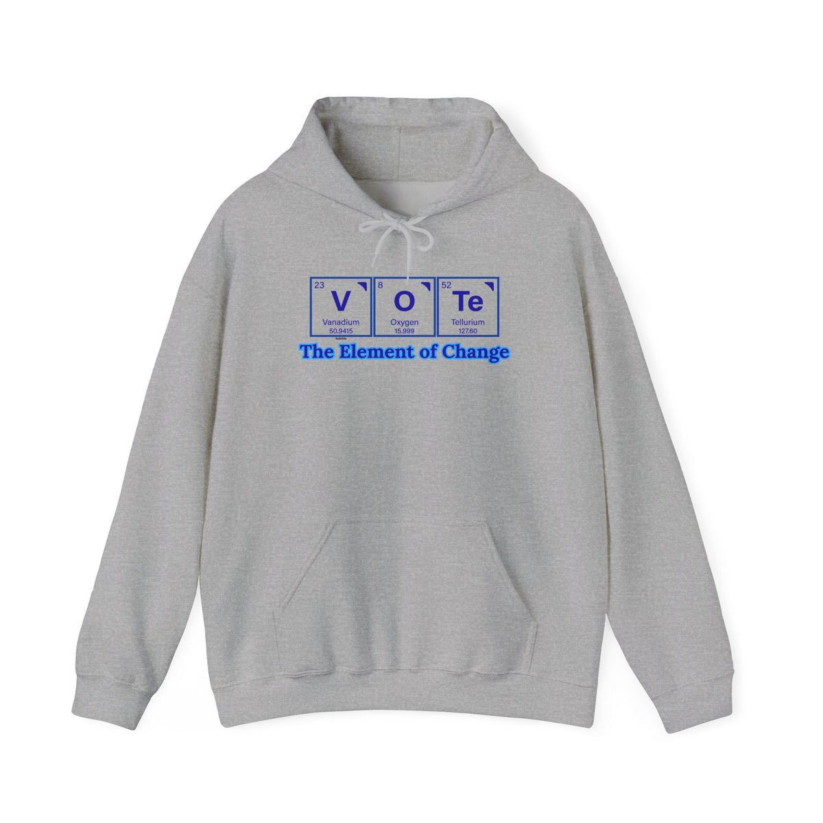 Vote Element Hoodie — “The Element of Change” Political Voting Sweatshirt