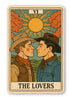 Tarot card sticker titled &