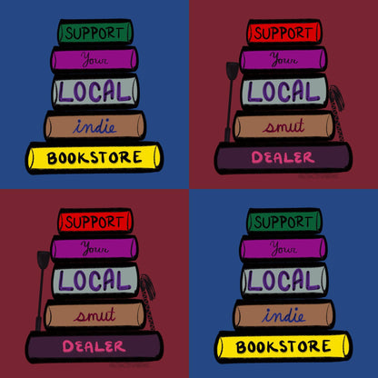 Support Your Local Smut Dealer Sticker | Romance Reader Vinyl