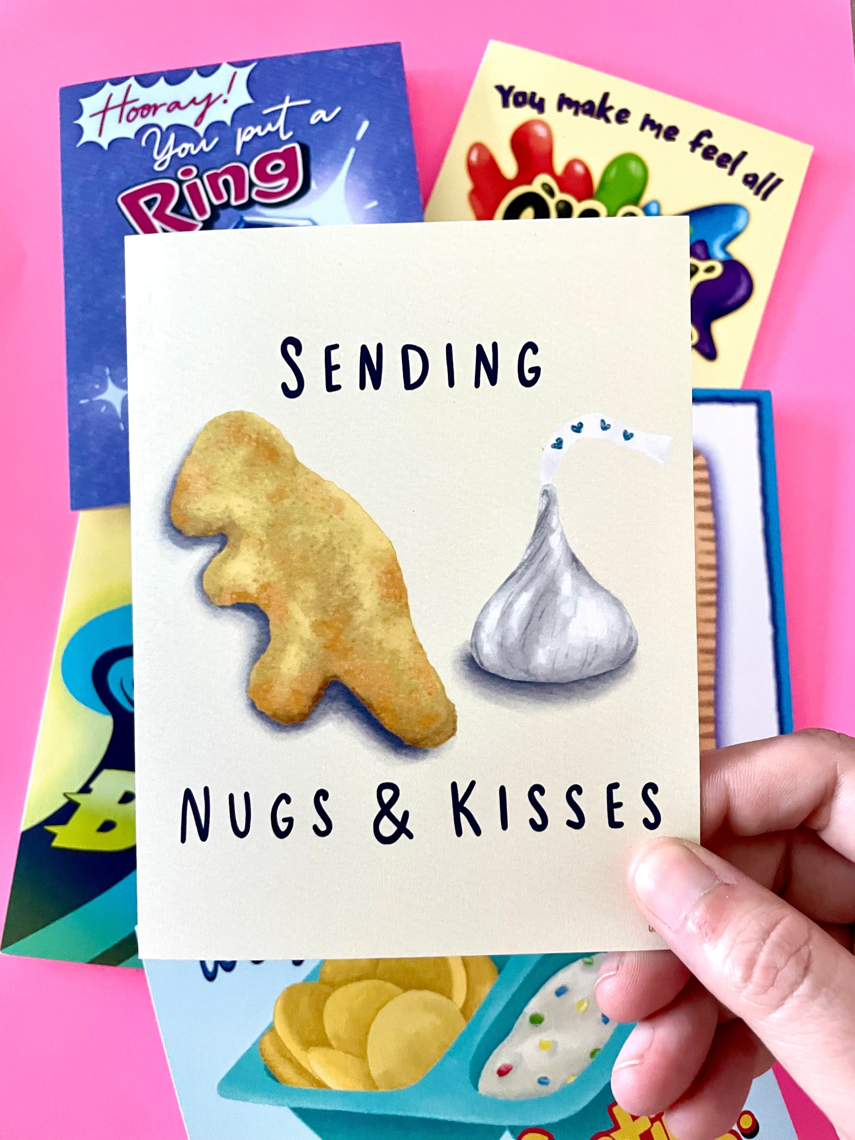 Nugs &amp; Kisses Greeting Card