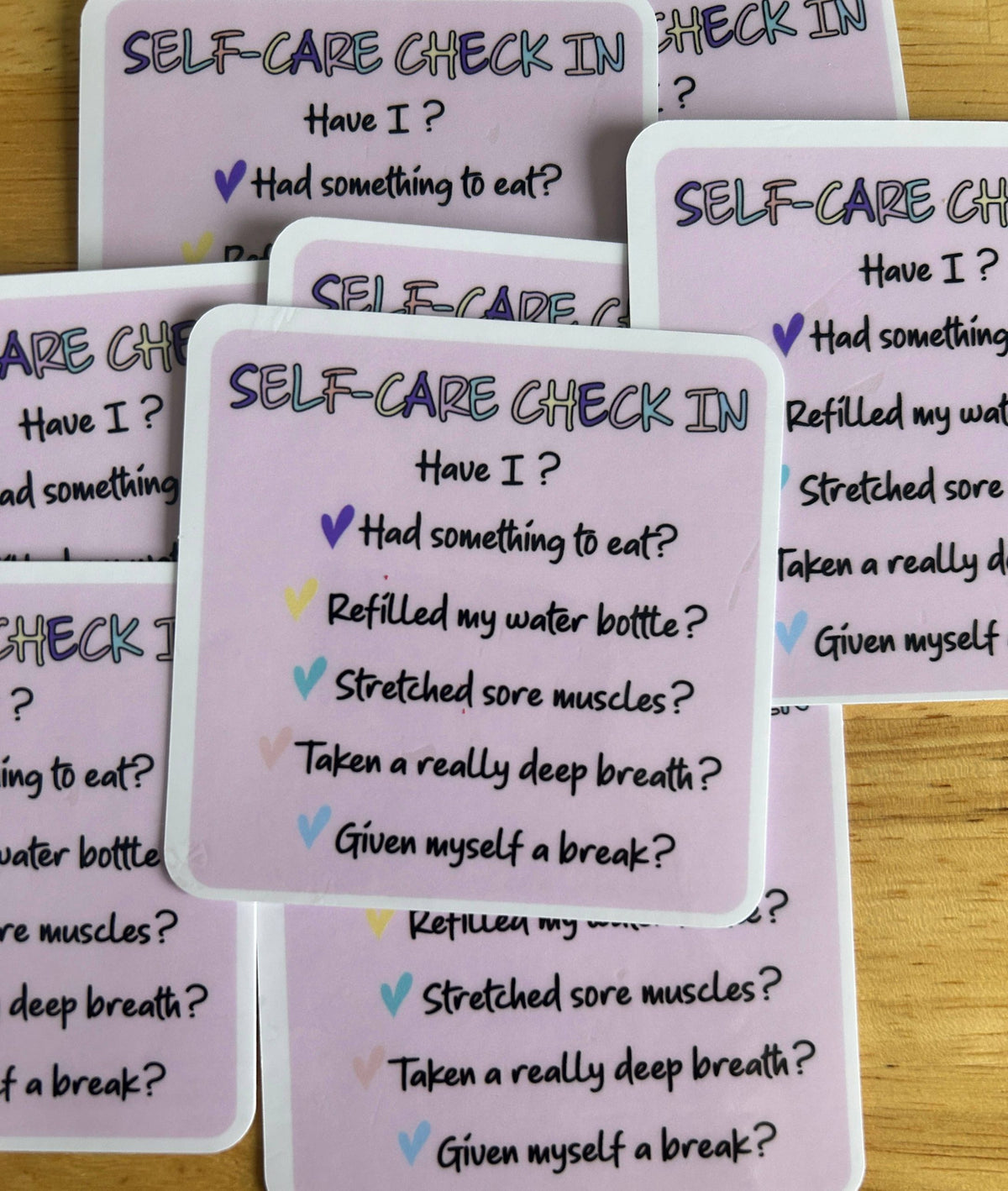 "Self-Care Check In"