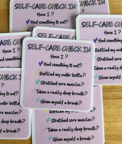"Self-Care Check In"