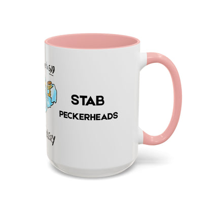 End Dumbfuckery Blue Bird mug | Accent Coffee Mug