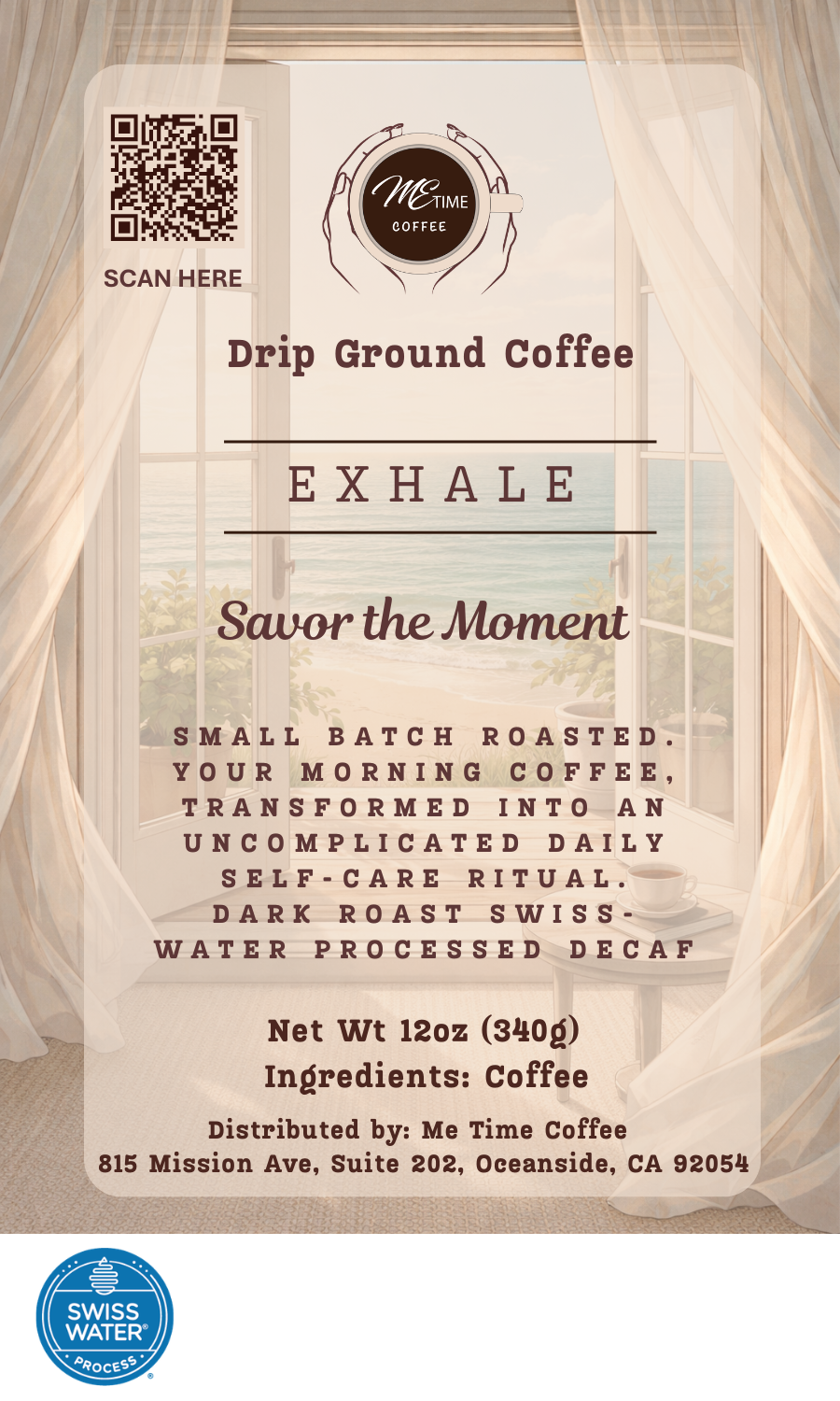 EXHALE: SMOOTH SWISS WATER DECAF ESPRESSO