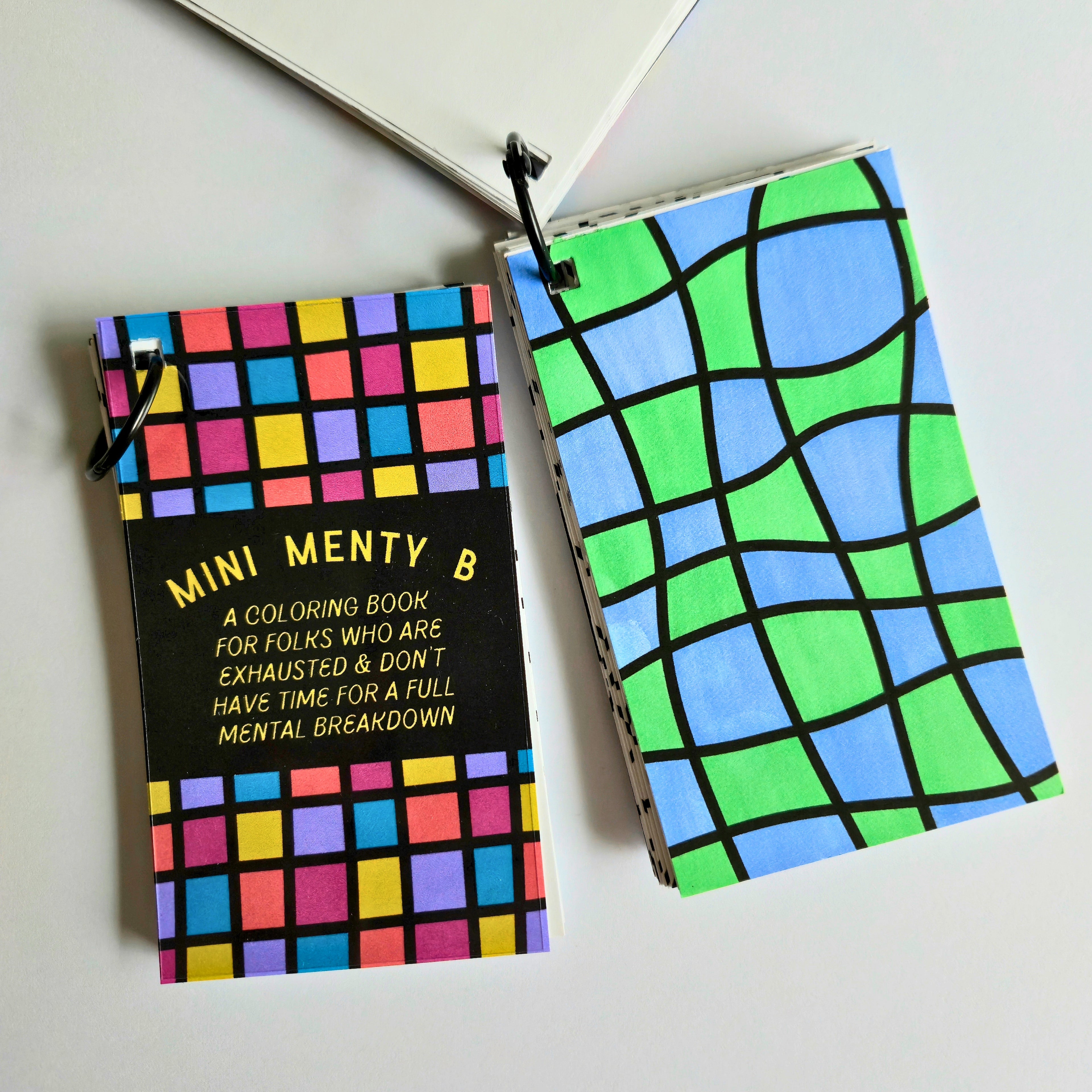 The Mini Menty B Coloring Book: For Folks Who Are Exhausted &amp; Don&