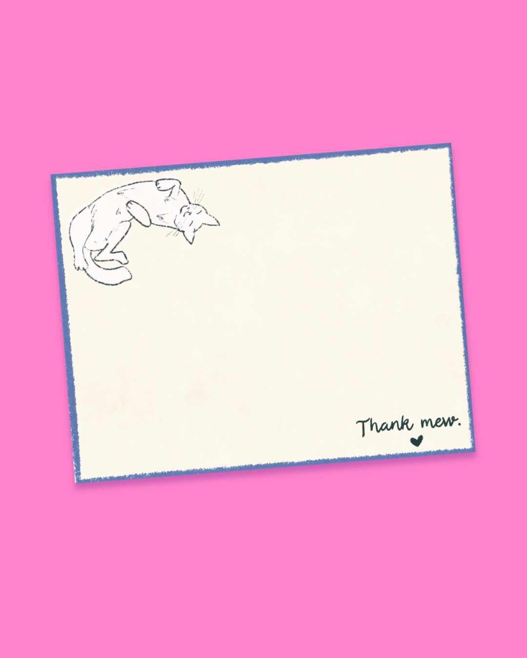 Thank Mew Flat Card