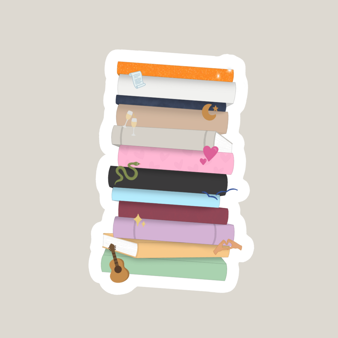 Eras Bookshelf Sticker