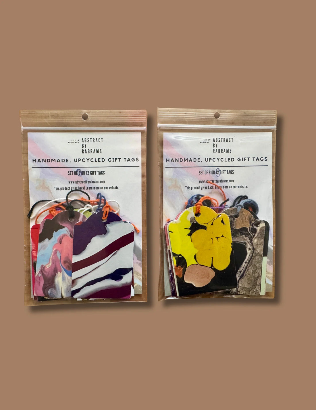 Upcycled, Handmade Gift Tags - Sets of 8 or 12