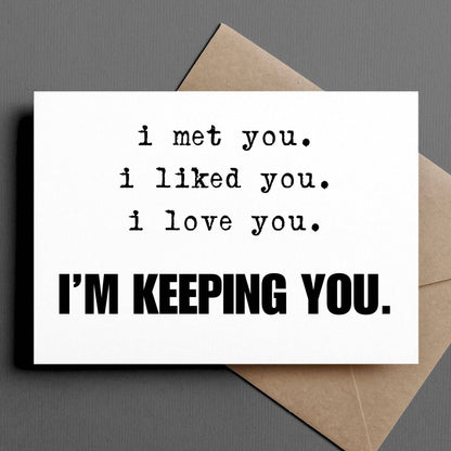 I Met You, I Love You, I&