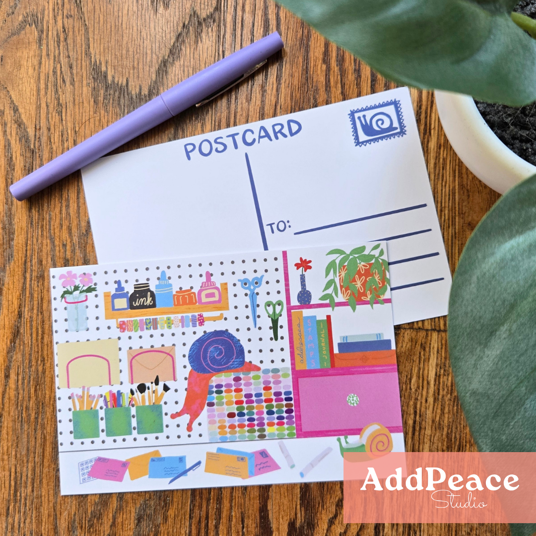 Snail Mail Illustrated Postcard Set | 12 Bookish &amp; Whimsical Postcards