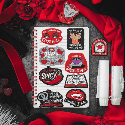 A Little Wicked Decal Pack | Dark Romance Sticker Set of 10
