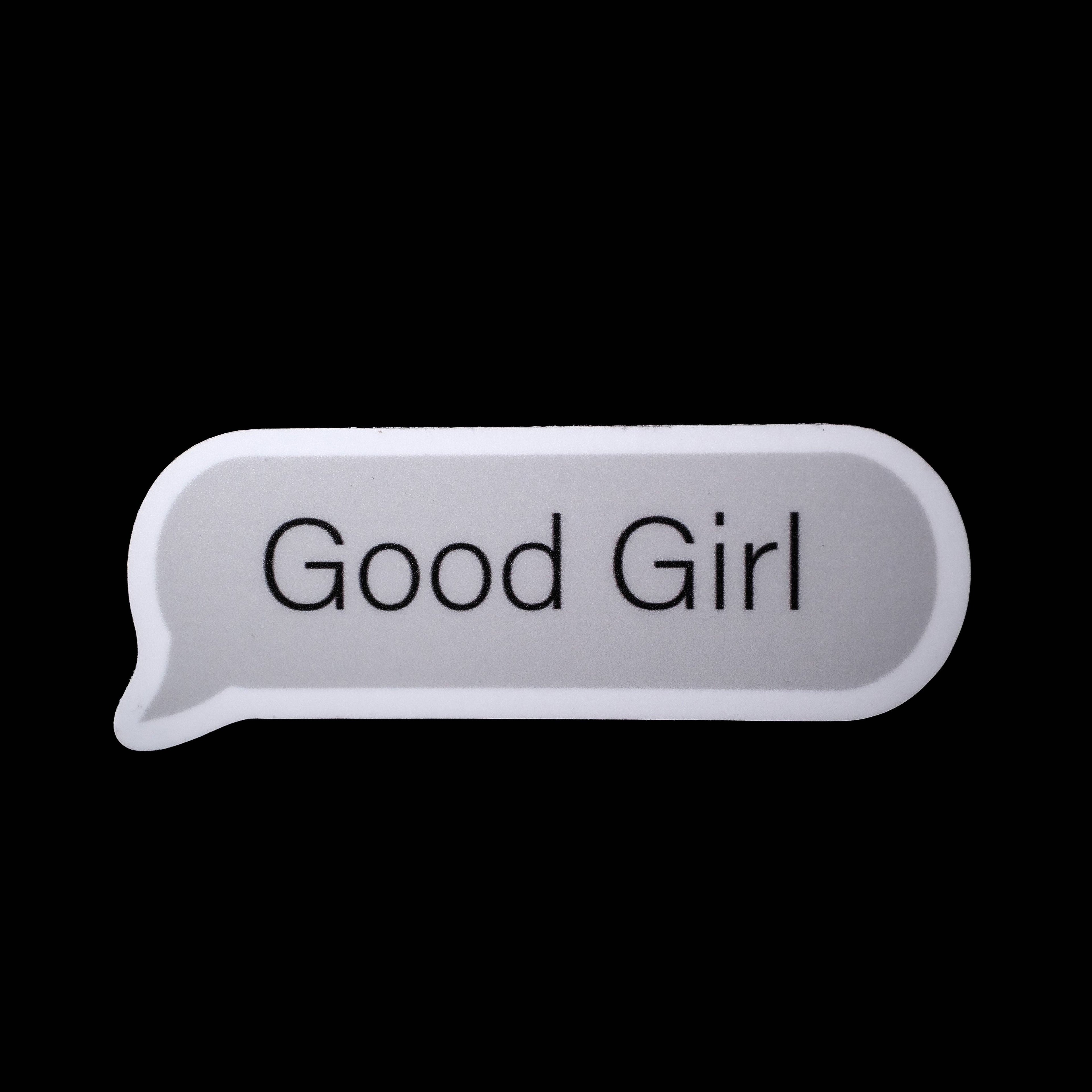 Metallic speech bubble with &