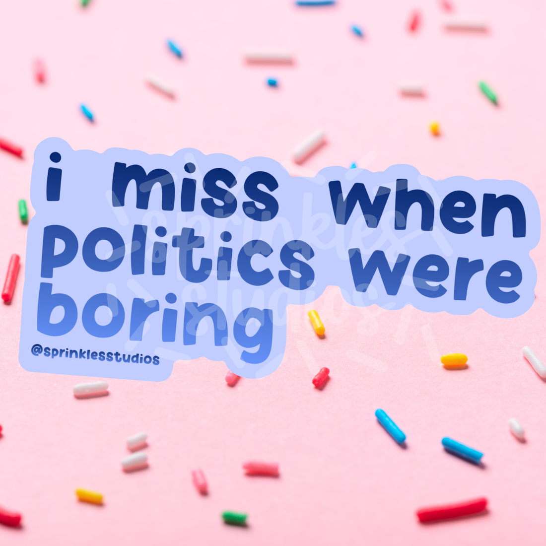 Text sticker with &