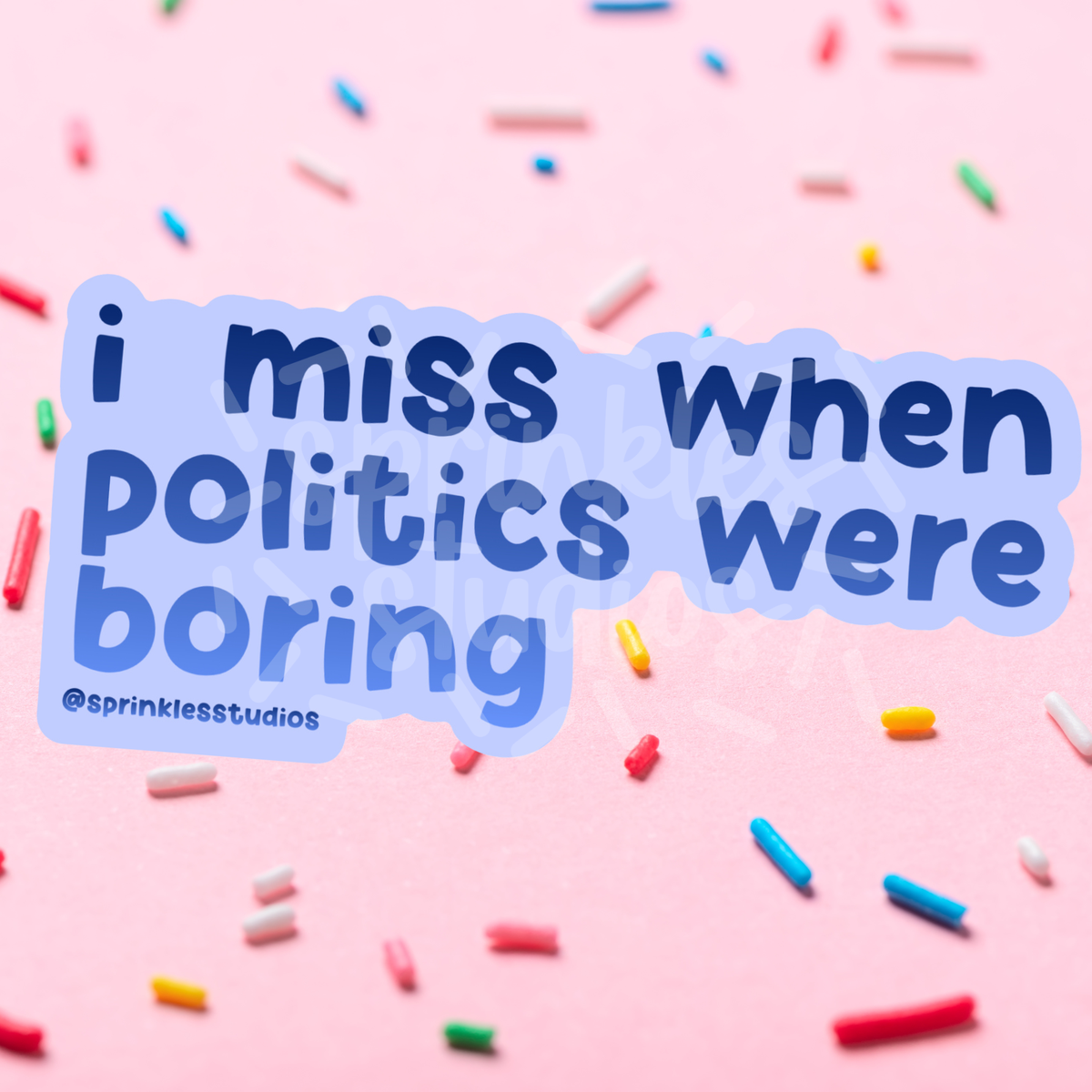 Text sticker with &