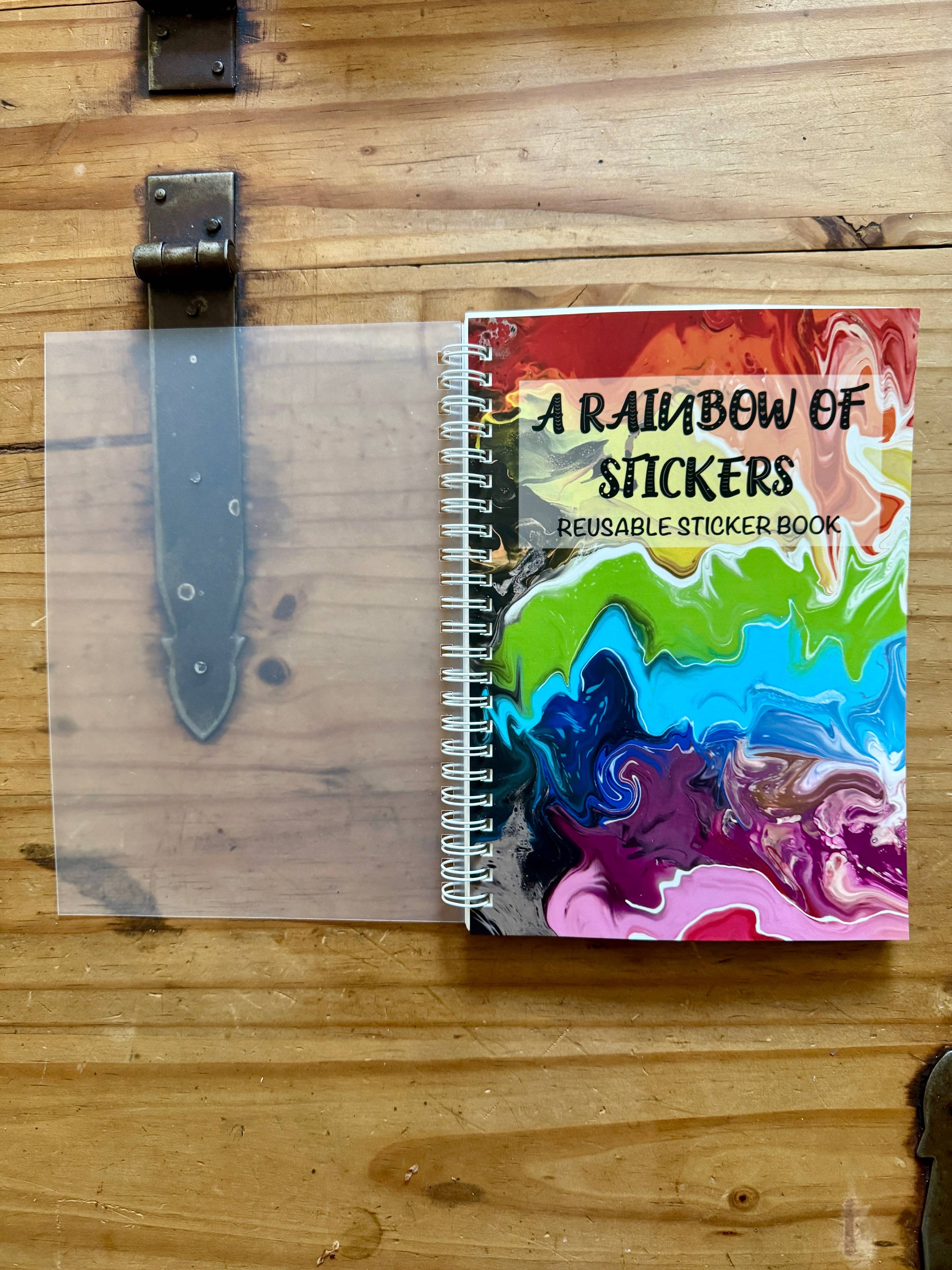 Rainbow Reusable Sticker Book | A5 Sticker Collector Album