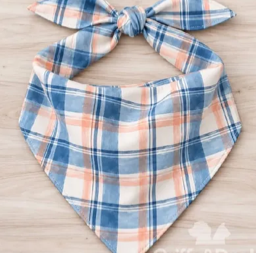 Wildflower Wishes Plaid Bandana