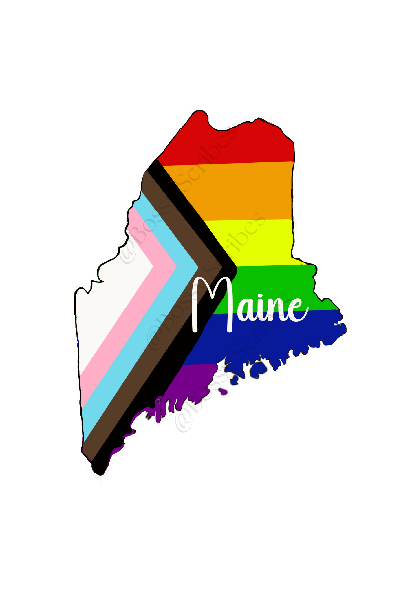 Live Free &amp;amp; Proud — New Hampshire Pride Stickers