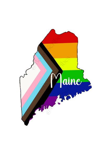 Live Free &amp;amp; Proud — New Hampshire Pride Stickers