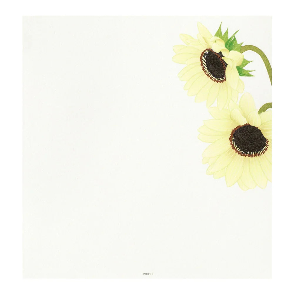 Sunflower Letterpad and Envelopes