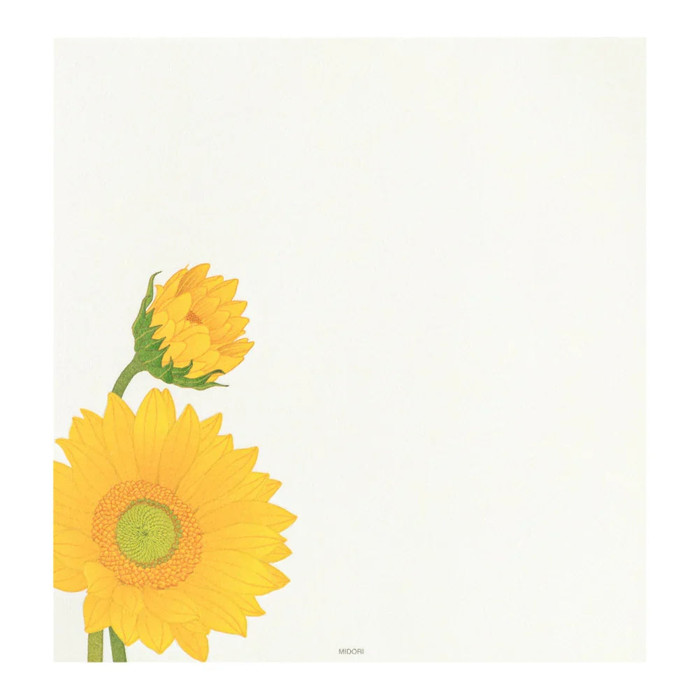 Sunflower Letterpad and Envelopes
