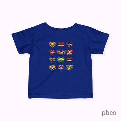 Superhero Love Toddler Tee