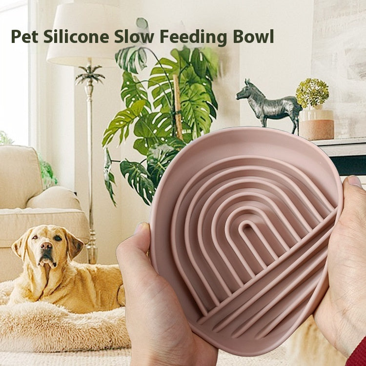 CalmBite Silicone Suction Slow Feeder Bowl