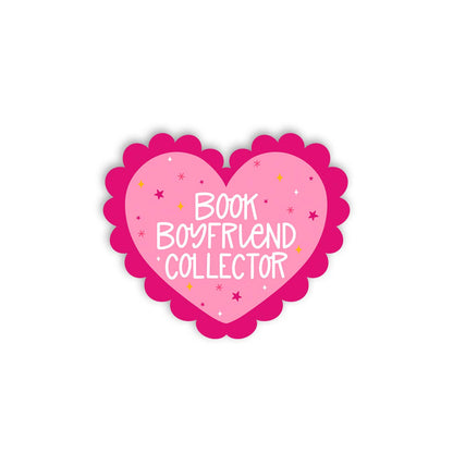 Book Boyfriend Collector Heart Sticker | Bookish Vinyl Stick
