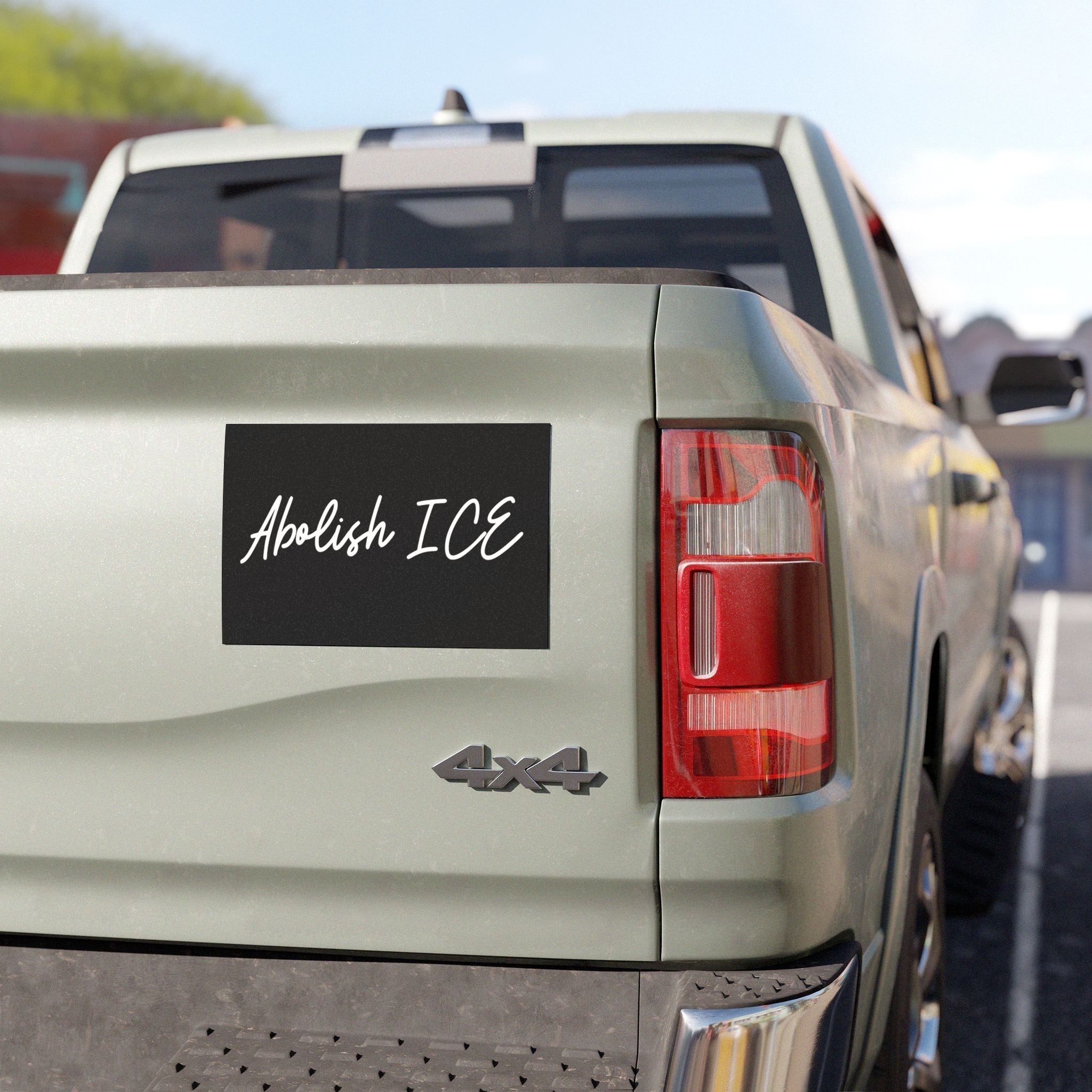 ABOLISH ICE Car Magnet