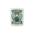 A light mint green book cover with a decorative illustration of Medusa inside a laurel wreath, with the text &