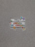 Motivational sticker on a textured gray background