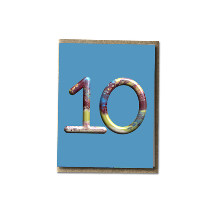 10th Birthday Card