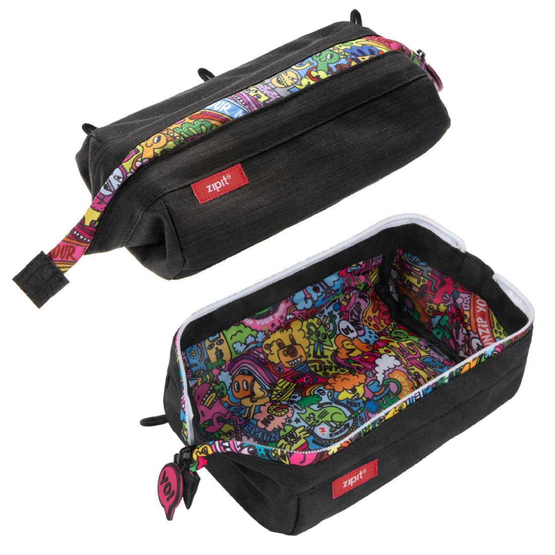 ZIPIT Lenny Pencil Case- Assorted colors