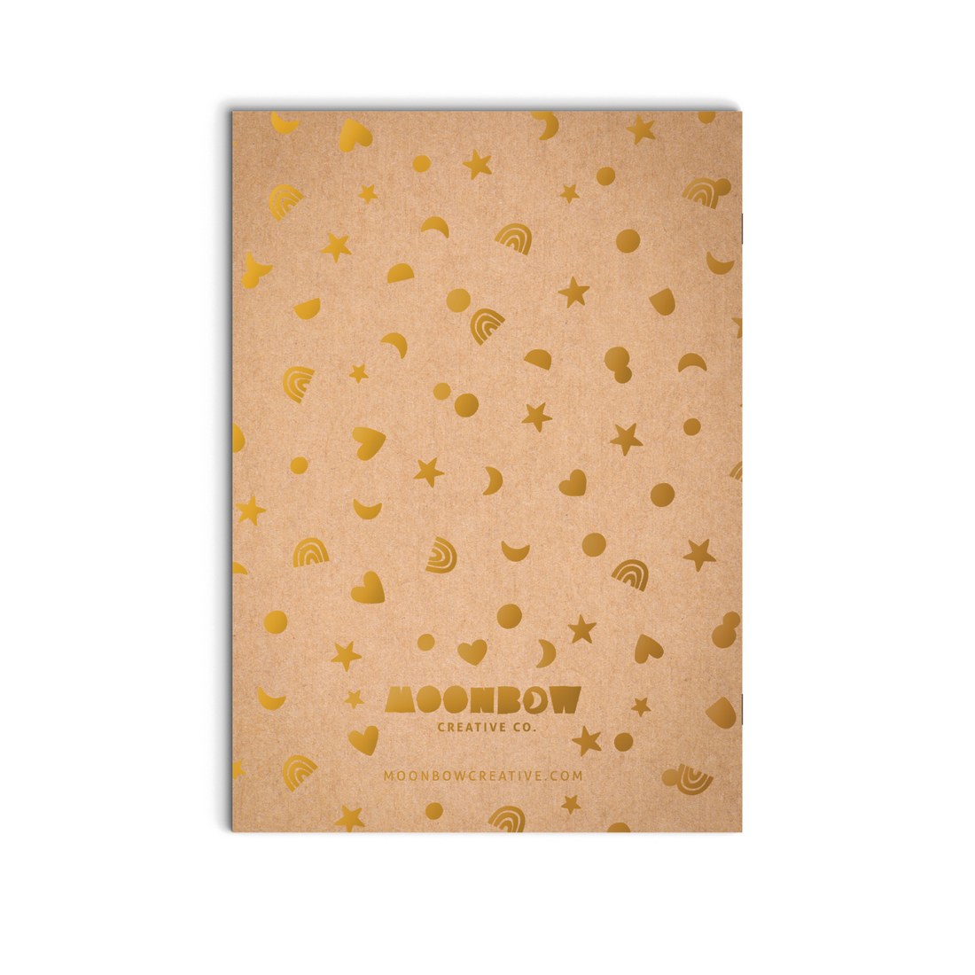 Dot Grid Notebook Gold Confetti