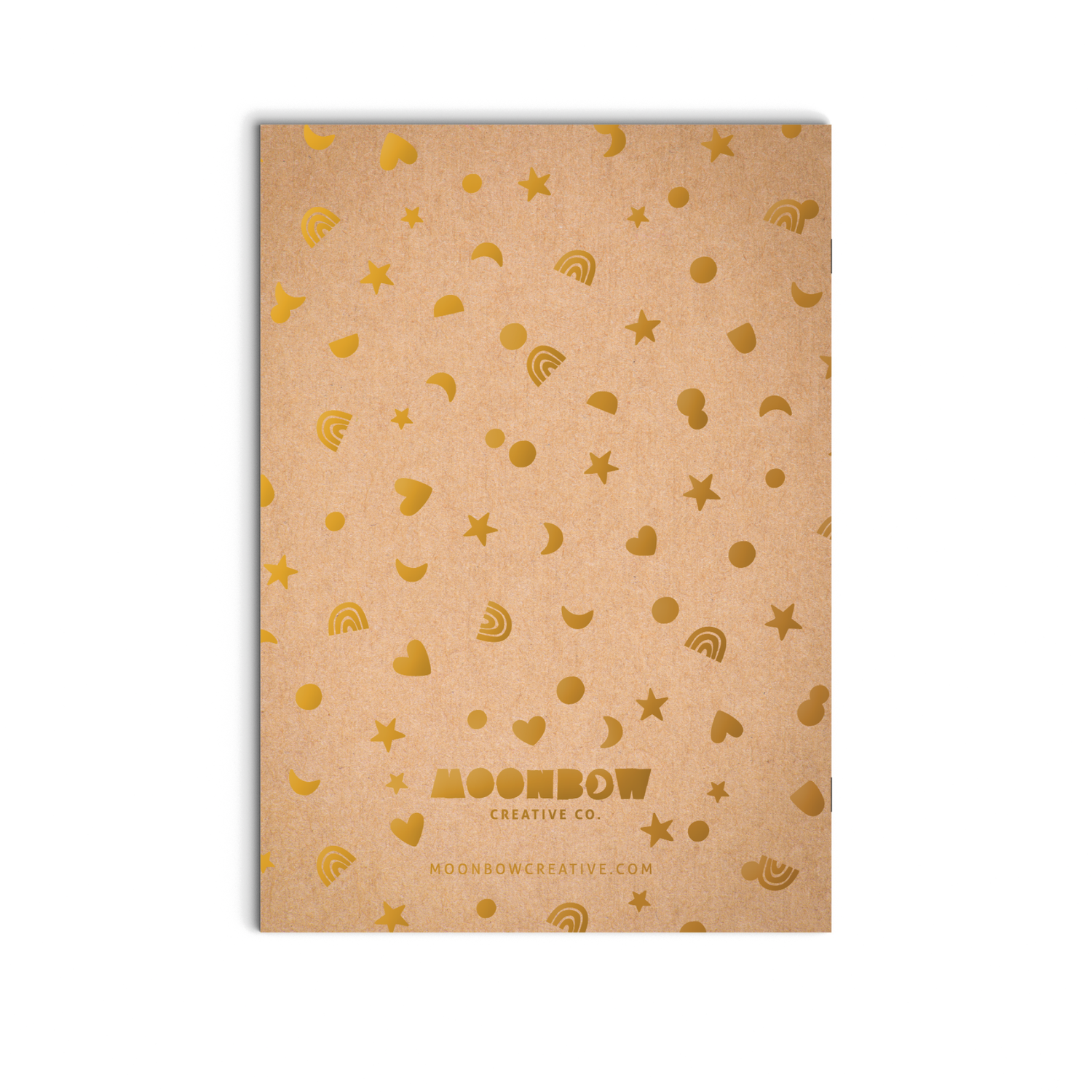 Dot Grid Notebook Gold Confetti
