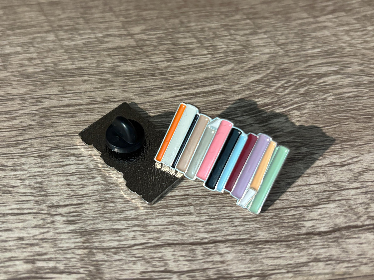 Eras Bookshelf Enamel Pin