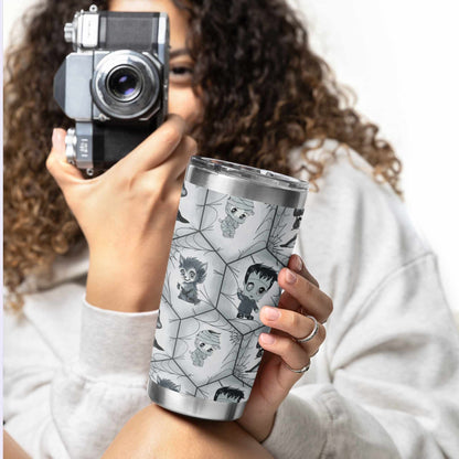 The Classics Monster Tumbler, Black and White