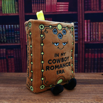 "In My Cowboy Romance Era" Book Plush