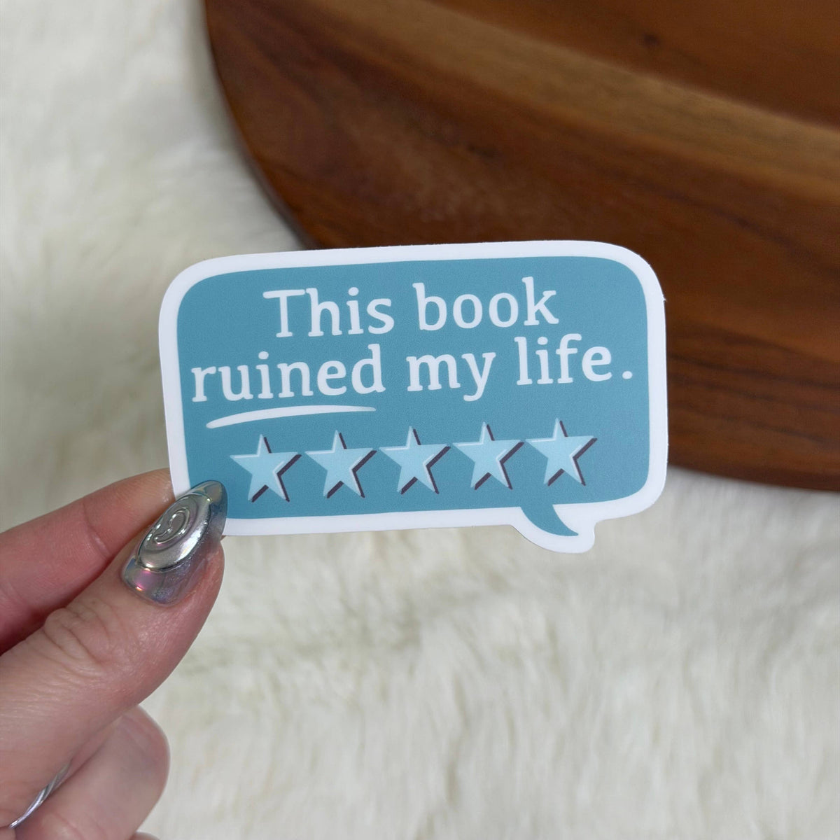 Sticker with &