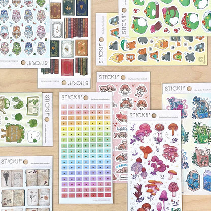 Halloween Patchwork Sticker Sheet
